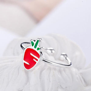 Bague lapin et sa carotte - Le Petit Fermier