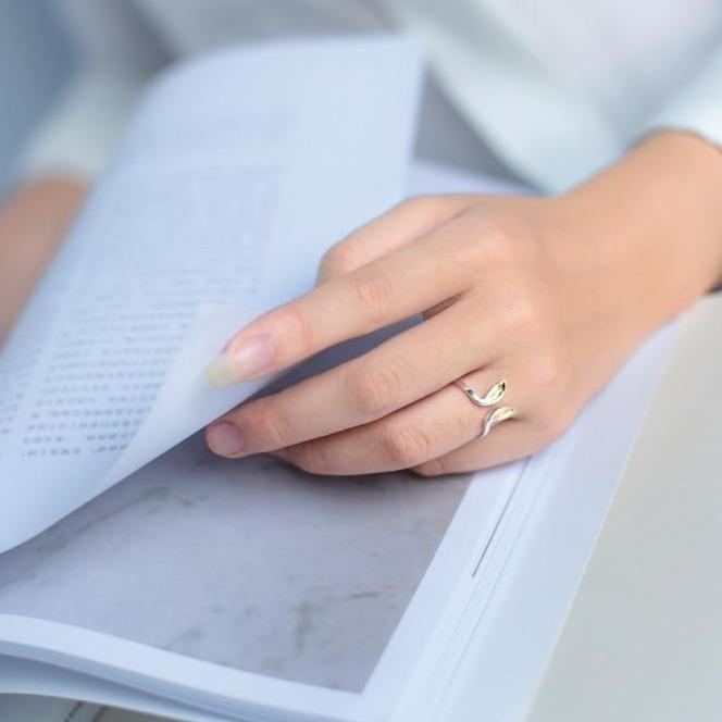 Bague oreilles de lapin dorées - Le Petit Fermier