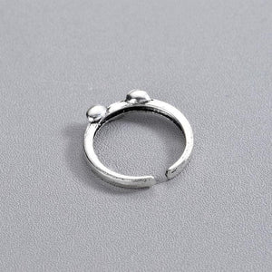 Bague petit cochon argentée - Le Petit Fermier