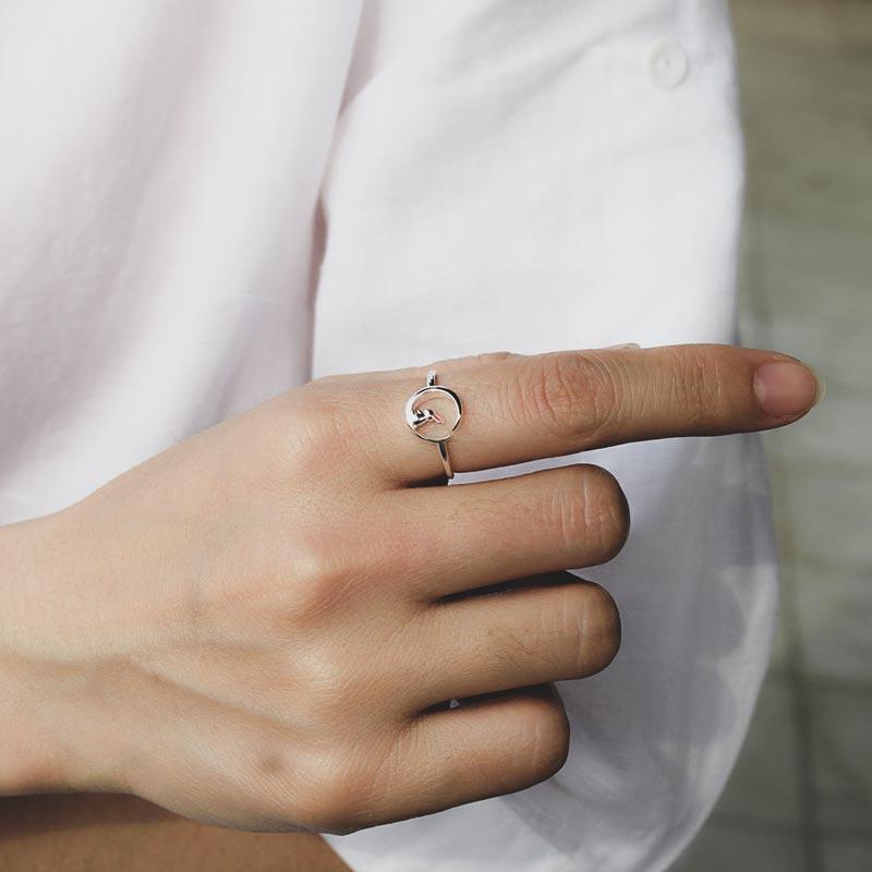 Bague petit lapin en argent véritable - Le Petit Fermier