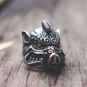 Bague vintage cochon - Le Petit Fermier
