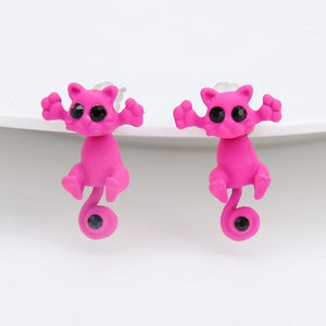 Boucles d'oreilles chat mignon - Le Petit Fermier