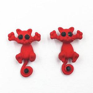 Boucles d'oreilles chat mignon - Le Petit Fermier