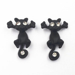 Boucles d'oreilles chat mignon - Le Petit Fermier