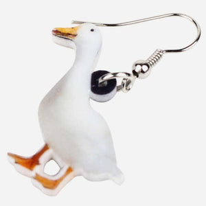 Boucles d'oreilles en forme d'oie - Le Petit Fermier