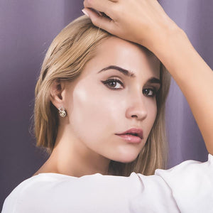 Boucles d'oreilles petit chat rose gold - Le Petit Fermier