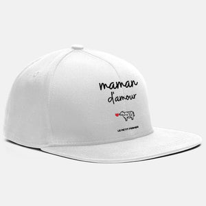 Casquette blanche maman d'amour - Le Petit Fermier