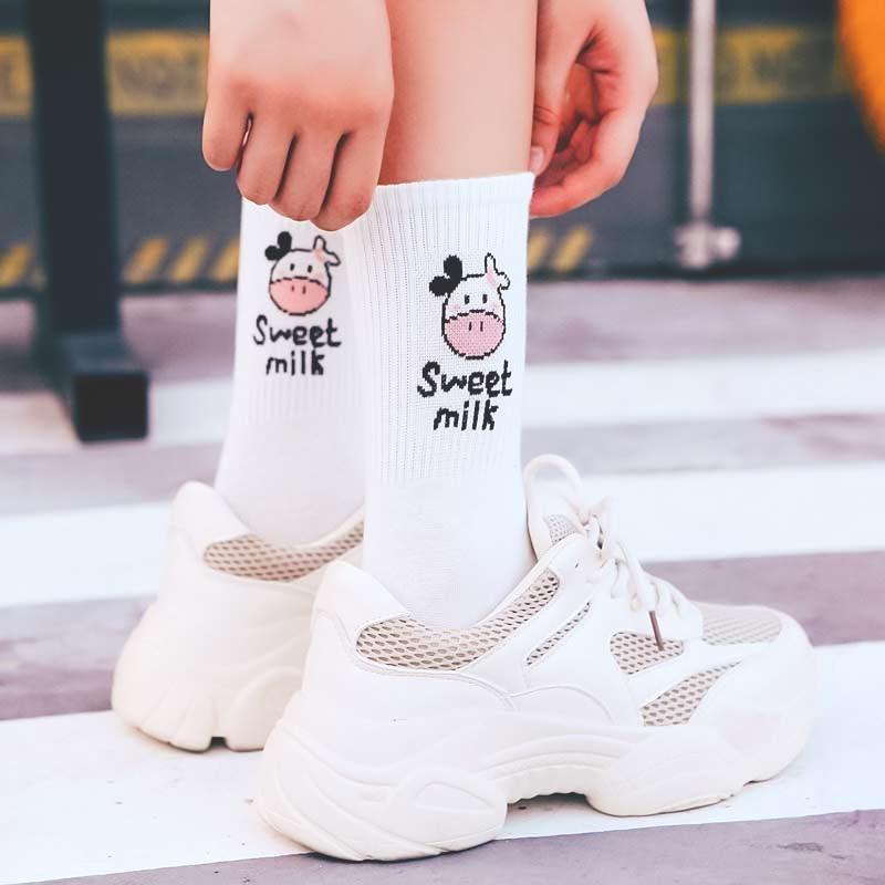 Chaussettes vache sweet milk - Le Petit Fermier