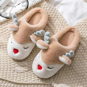 Chaussons tout doux cerf - Le Petit Fermier