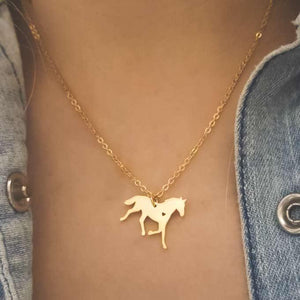 Collier élégant passion cheval - Le Petit Fermier