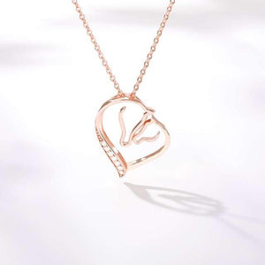 Collier grand amour de chevaux - Le Petit Fermier