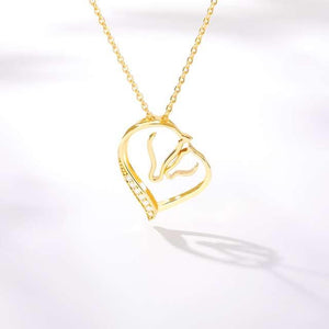 Collier grand amour de chevaux - Le Petit Fermier