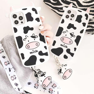 Coque iPhone motif vache - Le Petit Fermier