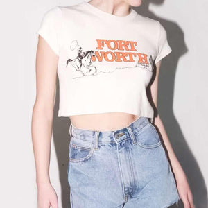 Crop top cheval Texas - Le Petit Fermier