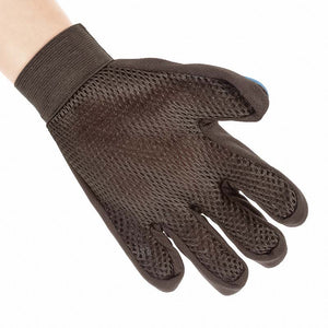 Gant de brossage magique attrape poils - Le Petit Fermier