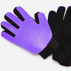 Gant de brossage magique attrape poils - Le Petit Fermier