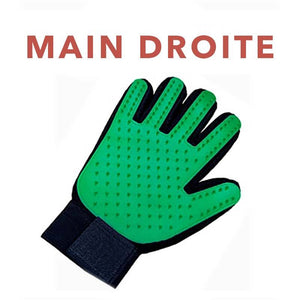 Gant de brossage magique attrape poils - Le Petit Fermier