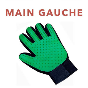 Gant de brossage magique attrape poils - Le Petit Fermier