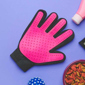 Gant de brossage magique attrape poils - Le Petit Fermier