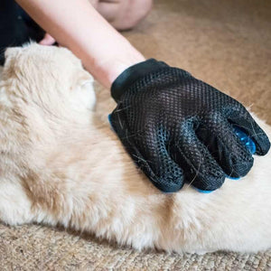 Gant de brossage magique attrape poils - Le Petit Fermier