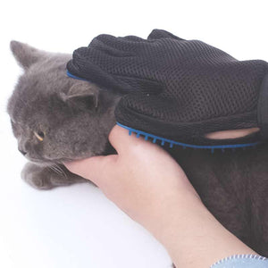 Gant de brossage magique attrape poils - Le Petit Fermier