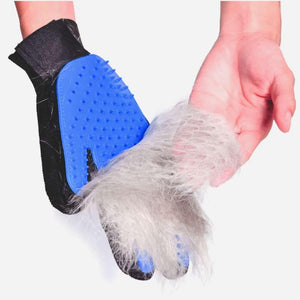 Gant de brossage magique attrape poils - Le Petit Fermier