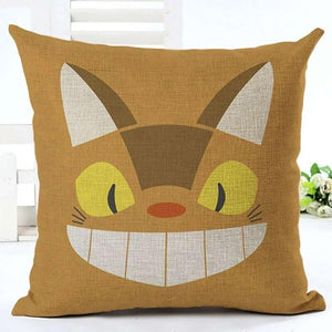 Housse de coussin tête de renard cartoon - Le Petit Fermier