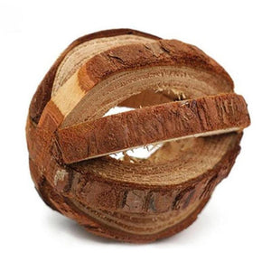 Jouet à ronger en bois naturel pour lapin - Le Petit Fermier