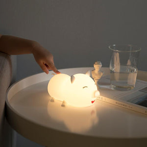 Lampe cochon rechargeable - Le Petit Fermier