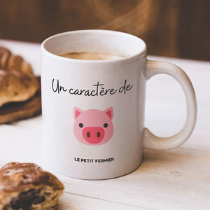 Mug caractère de cochon - Le Petit Fermier