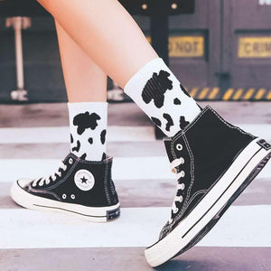 Paire de chaussettes au motif vache - Le Petit Fermier