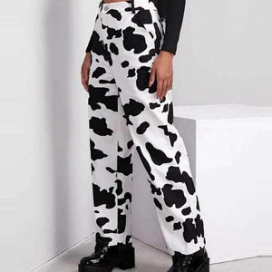 Pantalon évasé à motif vache - Le Petit Fermier
