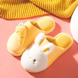 Pantoufles lapin et sa carotte - Le Petit Fermier