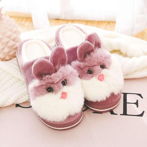 Pantoufles lapin hivernal - Le Petit Fermier