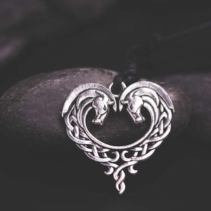 Pendentif celtique chevaux - Le Petit Fermier