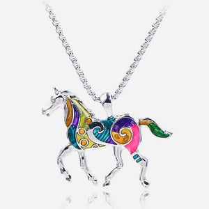 Pendentif vintage cheval - Le Petit Fermier
