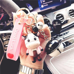 Porte-clé le couple de vaches - Le Petit Fermier