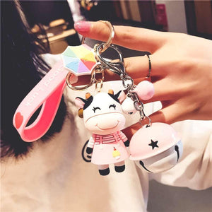 Porte-clé le couple de vaches - Le Petit Fermier