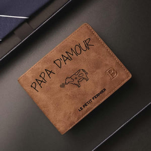 Portefeuille papa d'amour - Le Petit Fermier