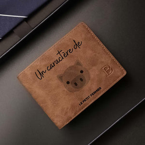 Portefeuille un caractère de cochon - Le Petit Fermier