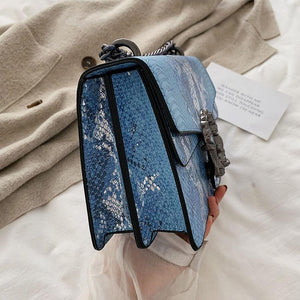 Sac à main bleu fer à cheval - Le Petit Fermier