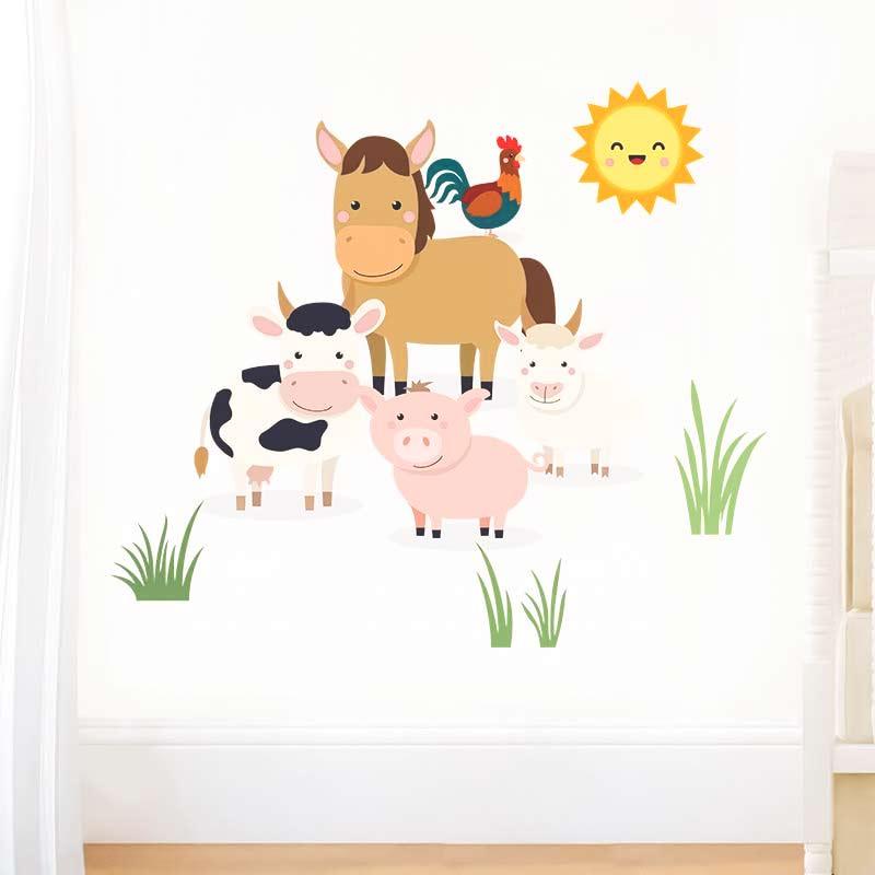 Stickers les animaux de la ferme - Le Petit Fermier