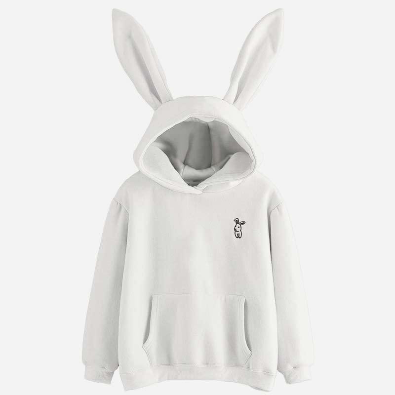 Sweat à capuche oreilles de lapins - Le Petit Fermier