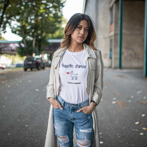 T-shirt biquette d'amour - Le Petit Fermier