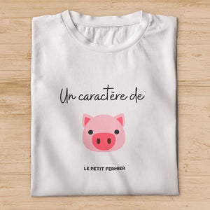 T-shirt Caractère de Cochon - Le Petit Fermier