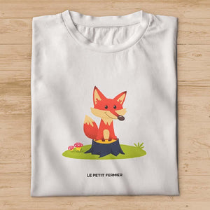 T-shirt femme renard de la forêt - Le Petit Fermier