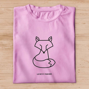 T-shirt femme renard minimaliste - Le Petit Fermier