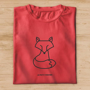 T-shirt femme renard minimaliste - Le Petit Fermier