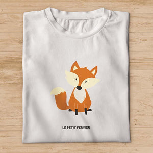 T-shirt femme renard roux - Le Petit Fermier
