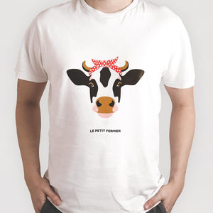 T-shirt homme vachette bandana - Le Petit Fermier